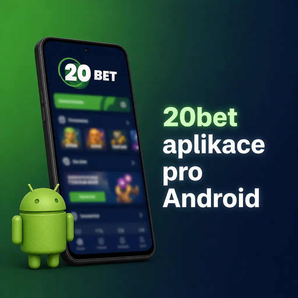 Zdarma stažení 20bet aplikace pro Android s živými sázkami a kasino hrami přímo z webu