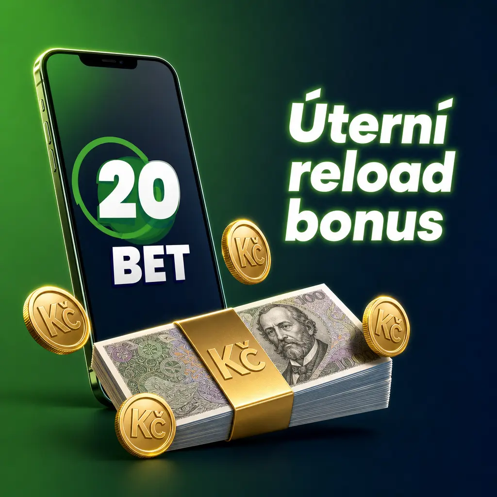 Úterní reload bonus 25 % až do 5 000 Kč na vklad, rollover 30x, platnost 7 dní, vybrané casino sloty