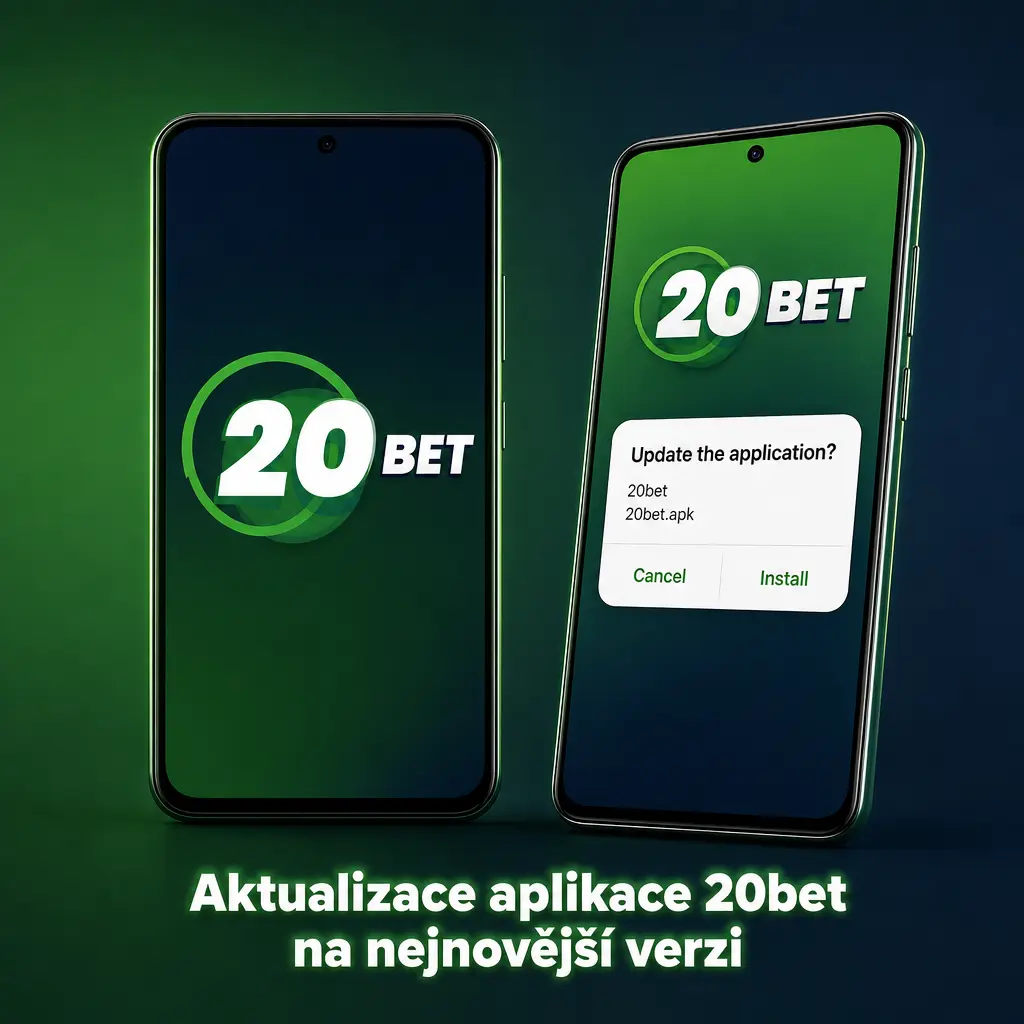 Ruční aktualizace aplikace 20bet stažením nejnovějšího APK souboru mimo Google Play s zachováním účtu a historie