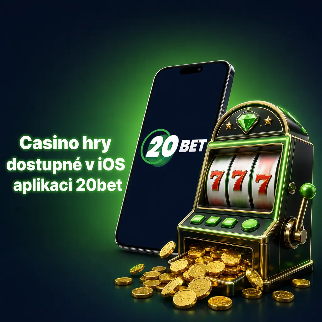 Casino hry v iOS aplikaci 20bet – automaty, stolní hry a živé casino od Pragmatic Play, NetEnt, Evolution a dalších