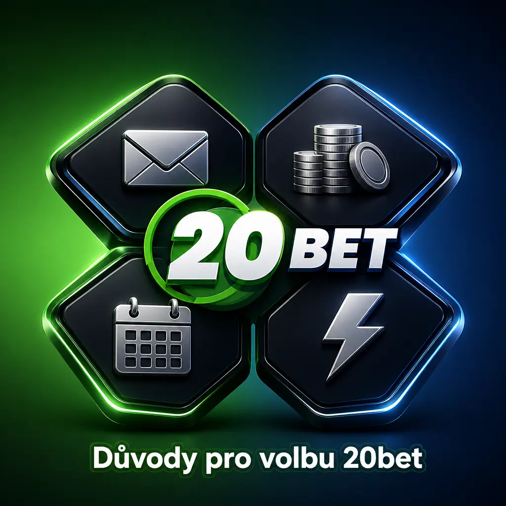 20bet: sázková kancelář a casino v CZK, přes 4 000 her, rychlé výběry, bonusy a mobilní aplikace pro Android i iOS.