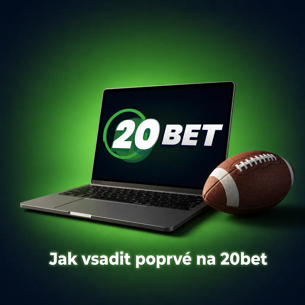 Návod, jak vsadit poprvé na 20bet: výběr sportu, zápasu, trhu, vklad v CZK a potvrzení sázkového tiketu.