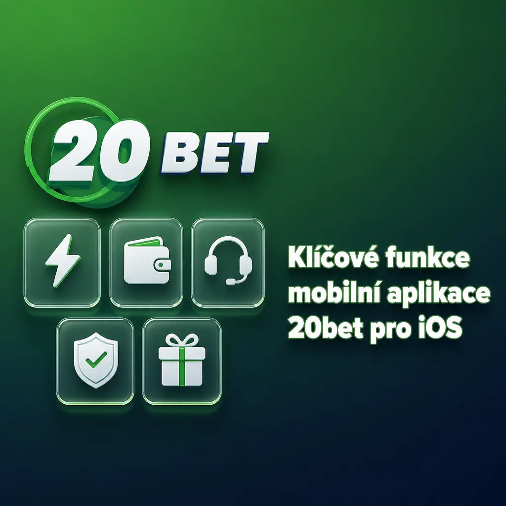 Mobilní aplikace 20bet pro iOS s casinem, sportbookem, CZK platbami a bonusy pro hráče z ČR.