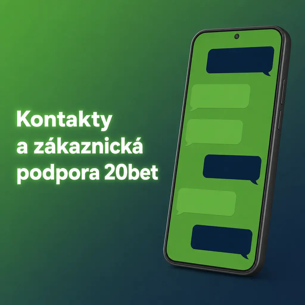 Zákaznická podpora 20bet – kontaktní kanály: živý chat, e-mail, Telegram a časté otázky pro hráče