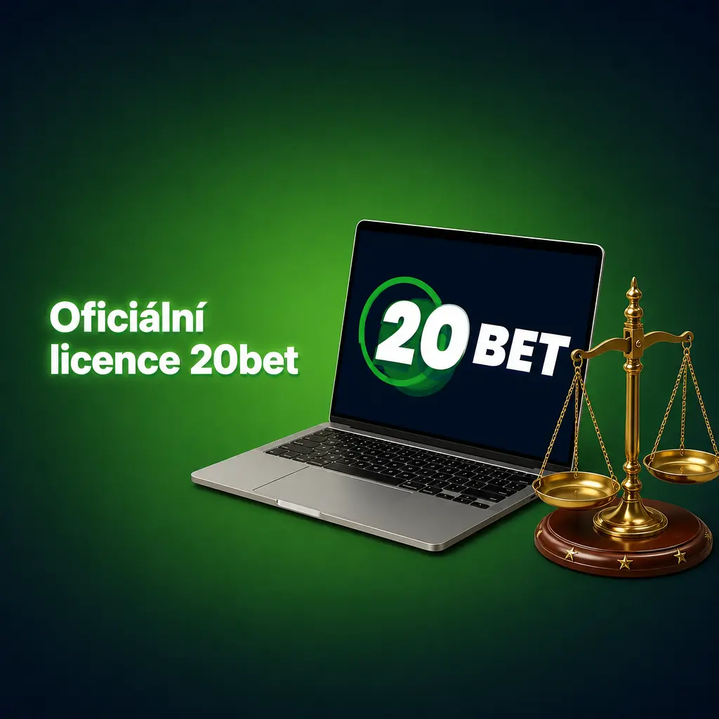 Oficiální licence 20bet od Curaçao, číslo 365/JAZ, pro sázky a kasino v ČR