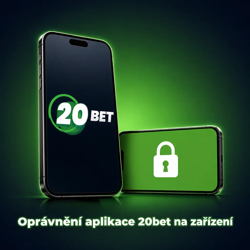 Oprávnění aplikace 20bet na telefonu – přístup k úložišti, fotoaparátu, síti a biometrii pro KYC a přihlášení.
