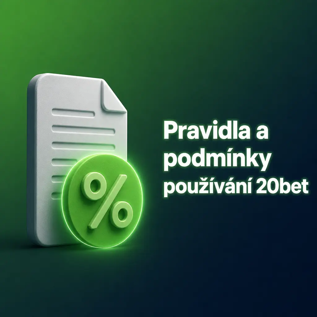 Pravidla a podmínky 20bet: minimální věk, ověření totožnosti, jeden účet a podmínky sázení bonusu pro hráče z ČR