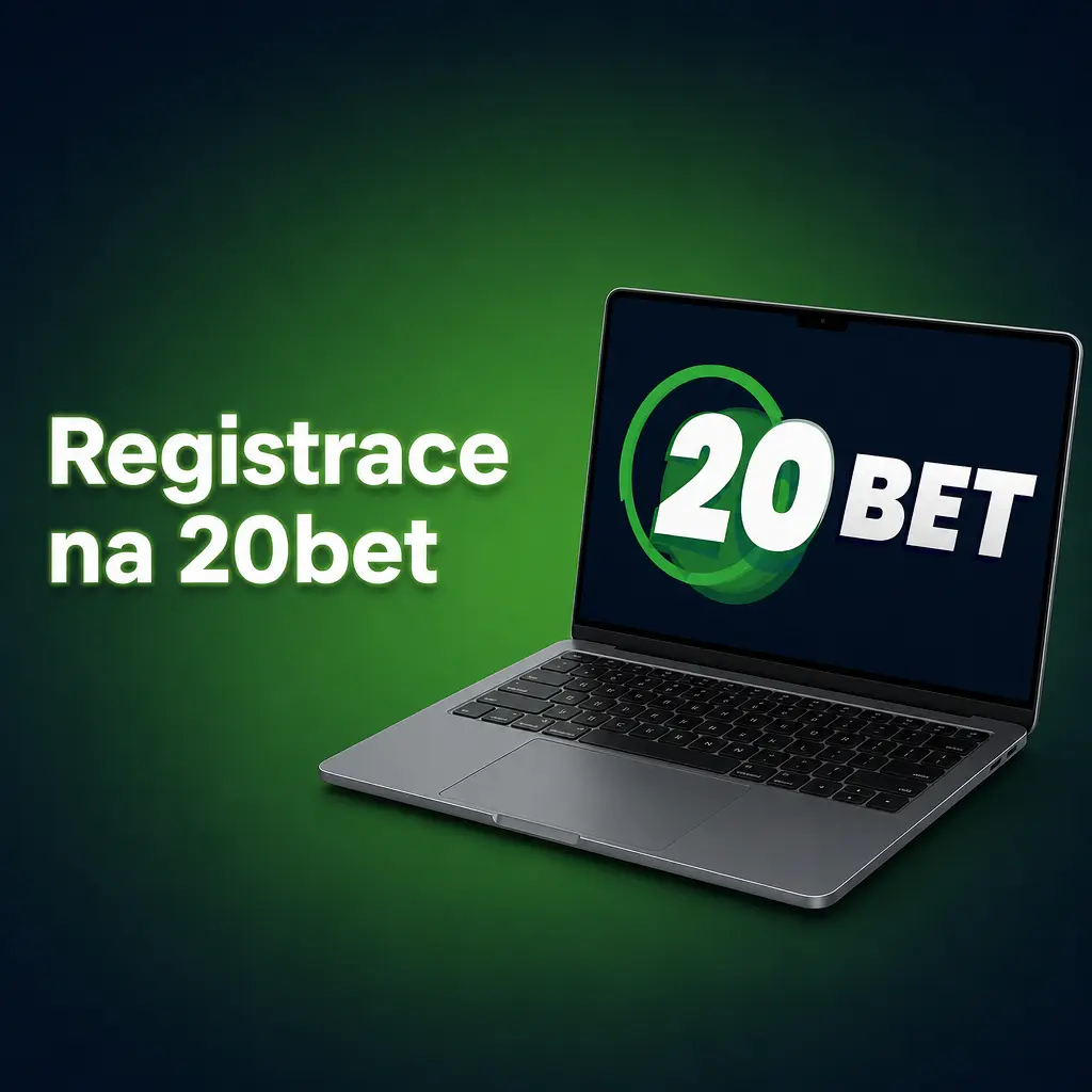 Návod na rychlou registraci na 20bet s výběrem měny, vyplněním údajů a aktivací uvítacího bonusu