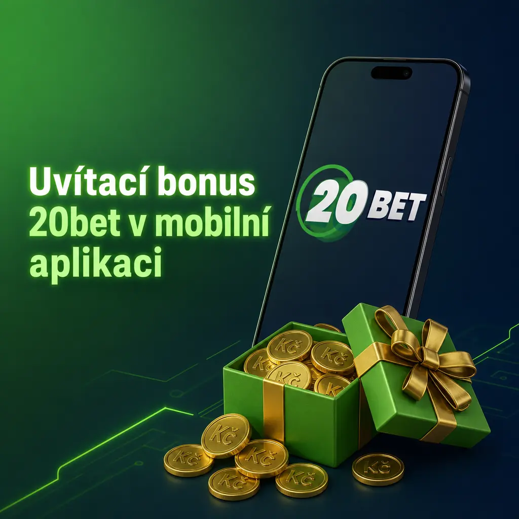 Uvítací bonus 20bet v mobilní aplikaci pro Android a iOS – aktivace bonusu po prvním vkladu od 500 Kč