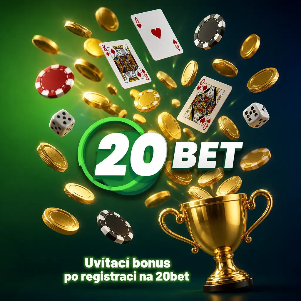 Uvítací bonus 20bet po registraci: kasino bonus 100 % do 3 000 Kč + 120 FS a sportovní bonus 100 % do 2 500 Kč
