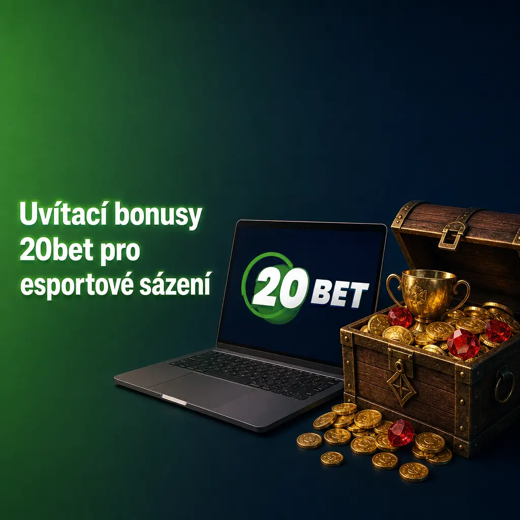 Uvítací bonus 20bet až 2 500 CZK pro esportové sázení na CS2, Dota 2 a League of Legends