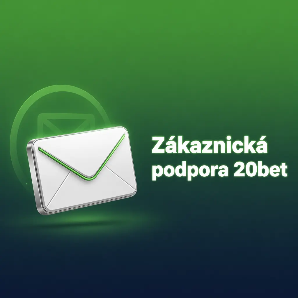 Zákaznická podpora 20bet: live chat 24/7, e-mail, centrum nápovědy a podpora v češtině