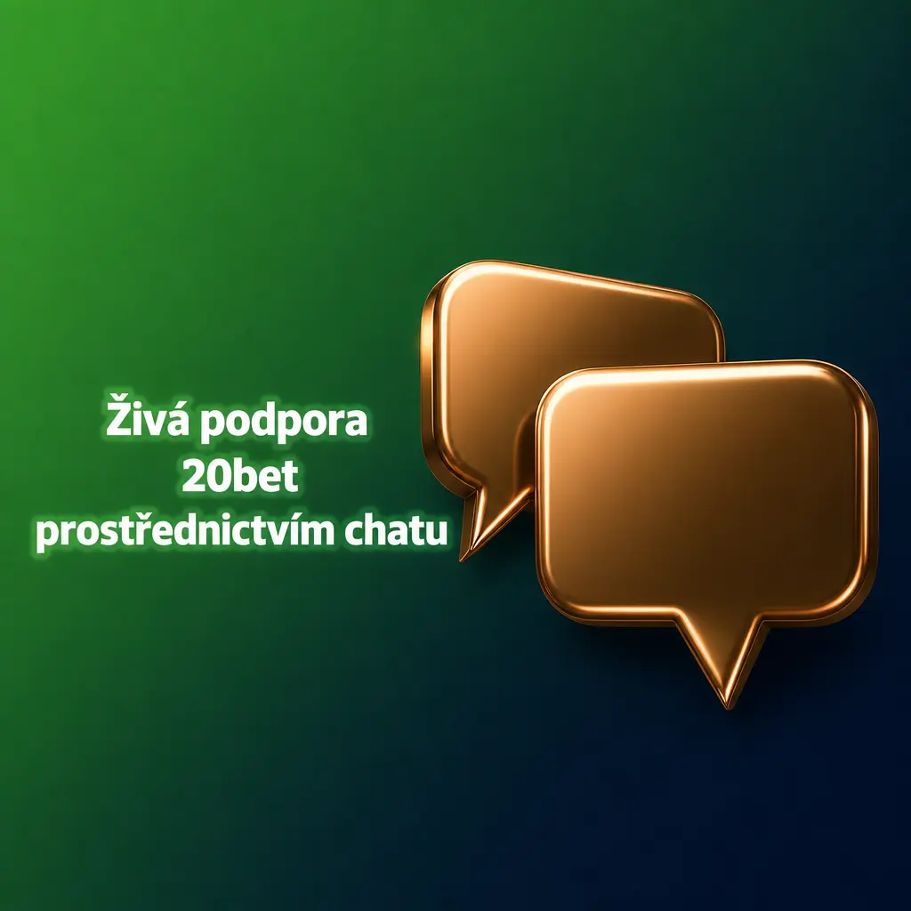 Živý chat podpory 20bet pro rychlé řešení dotazů k účtu, vkladům a výběrům nonstop v češtině